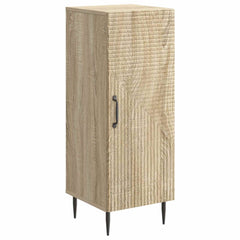 vidaXL Sideboard Sonoma Oak 33 x 34.5 x 89.5 cm Engineered Wood 2
