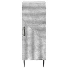 vidaXL Sideboard Concrete Grey 33 x 34.5 x 89.5 cm Engineered Wood 6