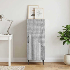 vidaXL Sideboard Grey Sonoma 33 x 34.5 x 89.5 cm Engineered Wood 1