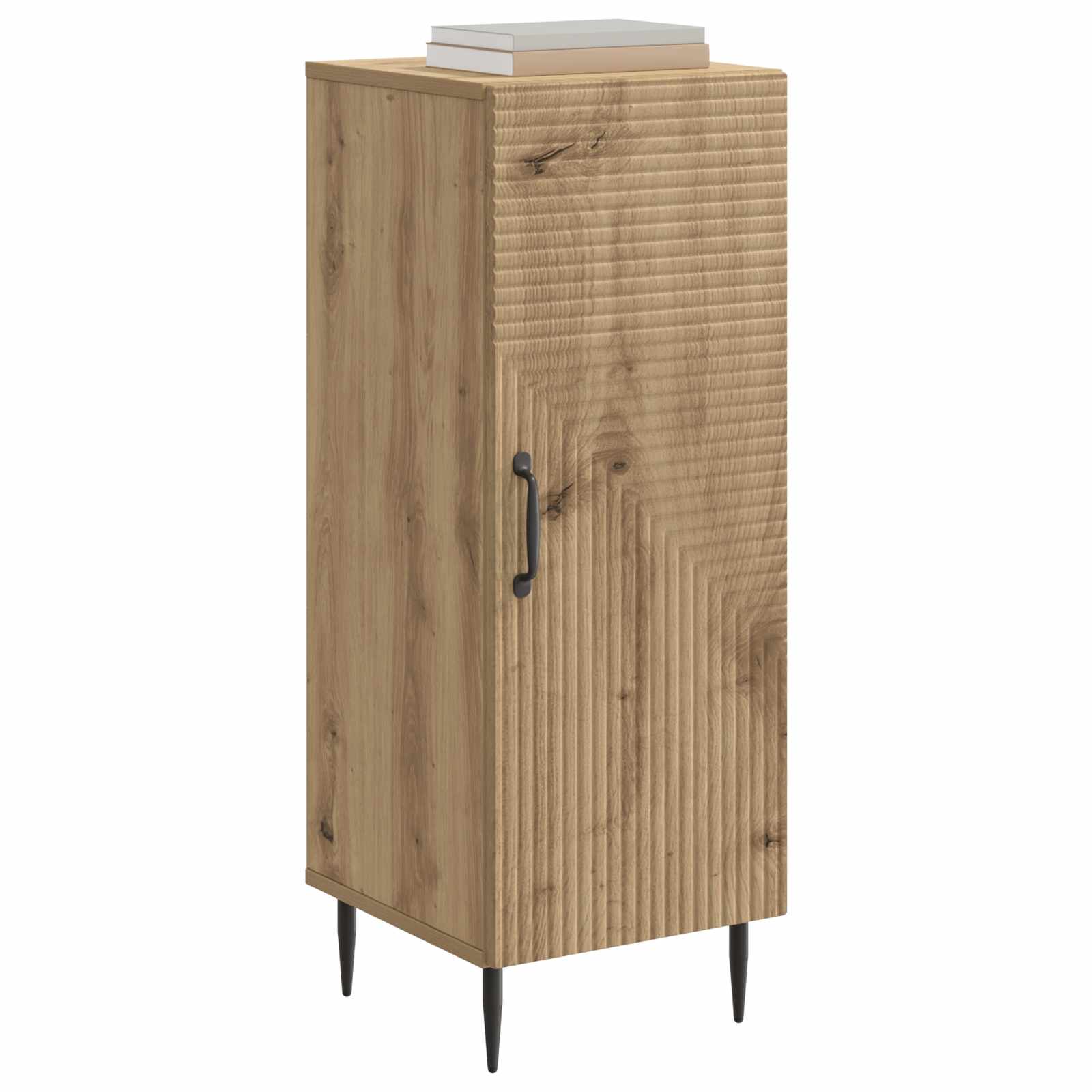 vidaXL Sideboard Artisan Oak 33 x 34.5 x 89.5 cm Engineered Wood 3