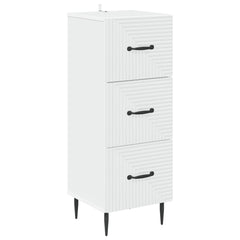 Drawer Cabinet White Engineered Wood, image 2