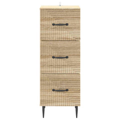 vidaXL Drawer Cabinet Sonoma Oak 33 x 34.5 x 89.5 cm Engineered Wood 6