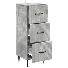Drawer Cabinet Concrete Grey, image 5