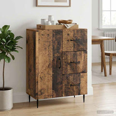 Sideboard 66 x 34.5 x 89.5 cm Engineered Wood Old wood