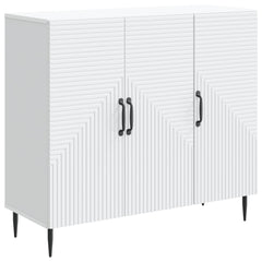 Sideboard 89 x 34.5 x 80 cm Engineered Wood White