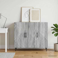 Sideboard 89 x 34.5 x 80 cm Engineered Wood Grey sonoma