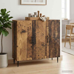Sideboard 89 x 34.5 x 80 cm Engineered Wood Old wood