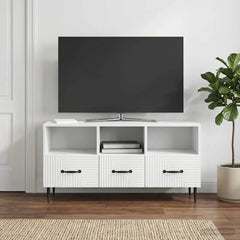 TV Cabinet 102 x 34.5 x 50 cm Engineered Wood White