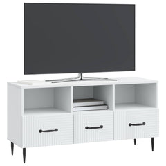 TV Cabinet 102 x 34.5 x 50 cm Engineered Wood White