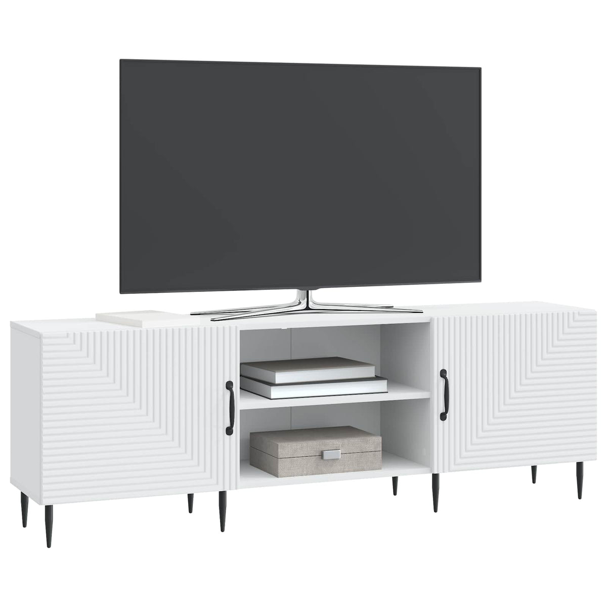 TV Cabinet 150 x 31 x 50 cm Engineered Wood White