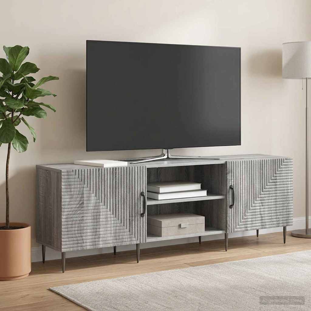 TV Cabinet 150 x 31 x 50 cm Engineered Wood Grey sonoma