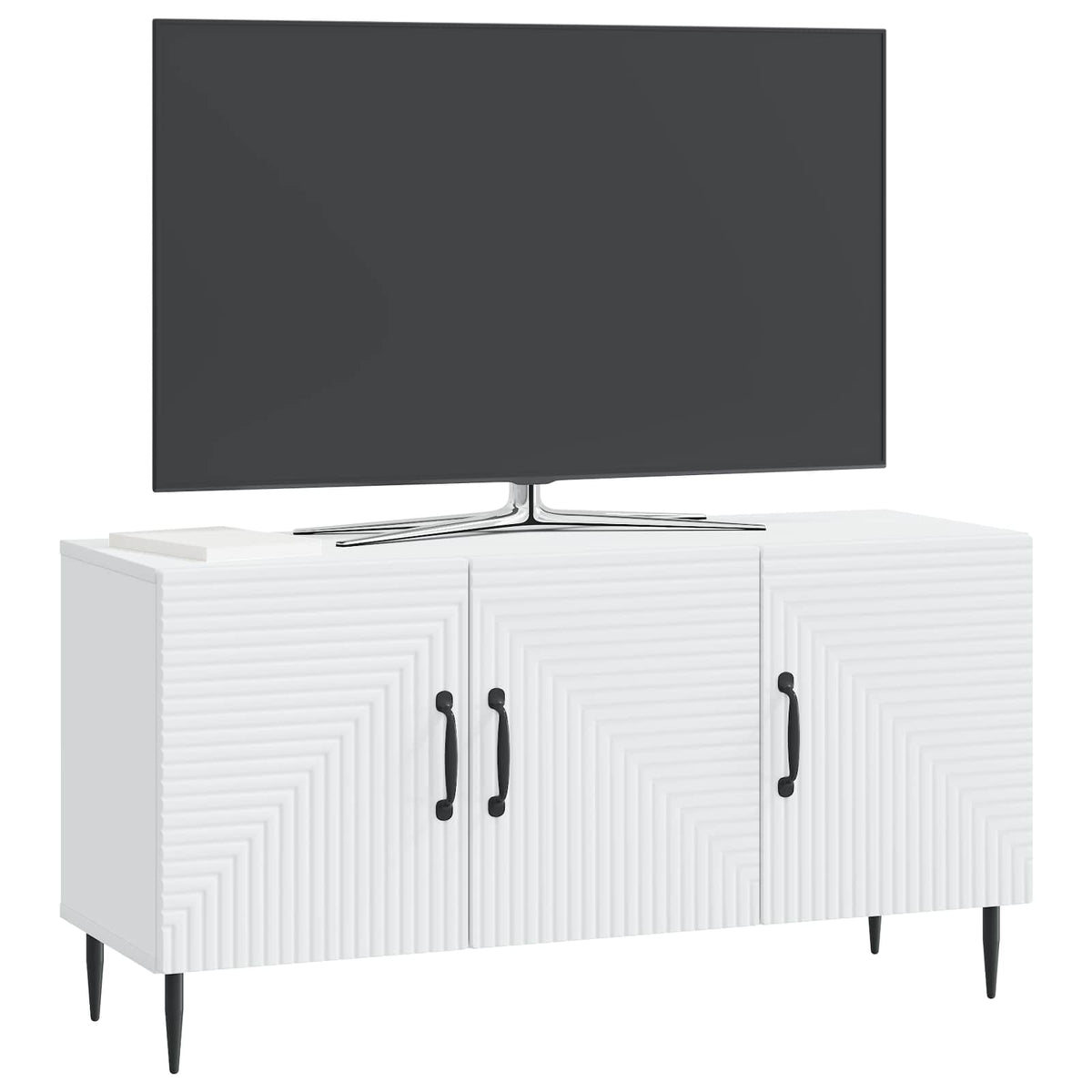 TV Cabinet 99 x 34.5 x 50 cm Engineered Wood White