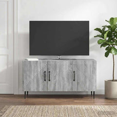 TV Cabinet 99 x 34.5 x 50 cm Engineered Wood Grey sonoma