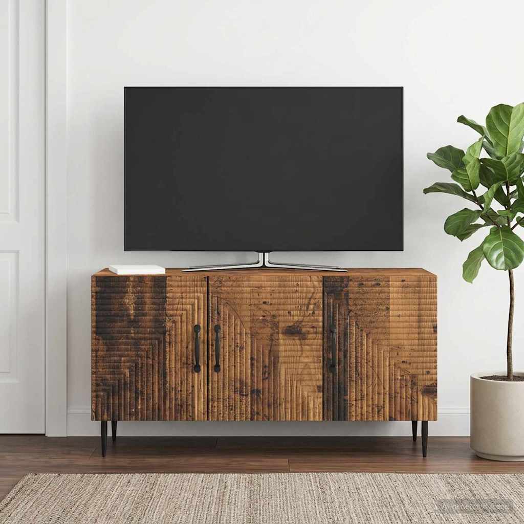 TV Cabinet 99 x 34.5 x 50 cm Engineered Wood Old wood