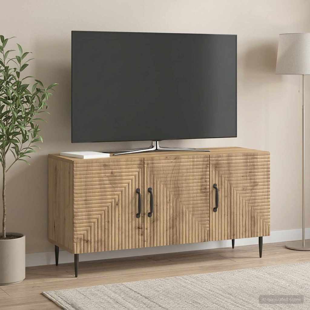 TV Cabinet 99 x 34.5 x 50 cm Engineered Wood Artisan oak