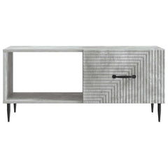vidaXL Coffee Table Concrete Grey 90 x 50 x 40 cm Engineered Wood 5