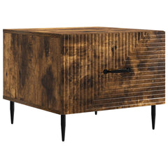 vidaXL Coffee Table Smoked Oak 49 x 50 x 40 cm Engineered Wood 2