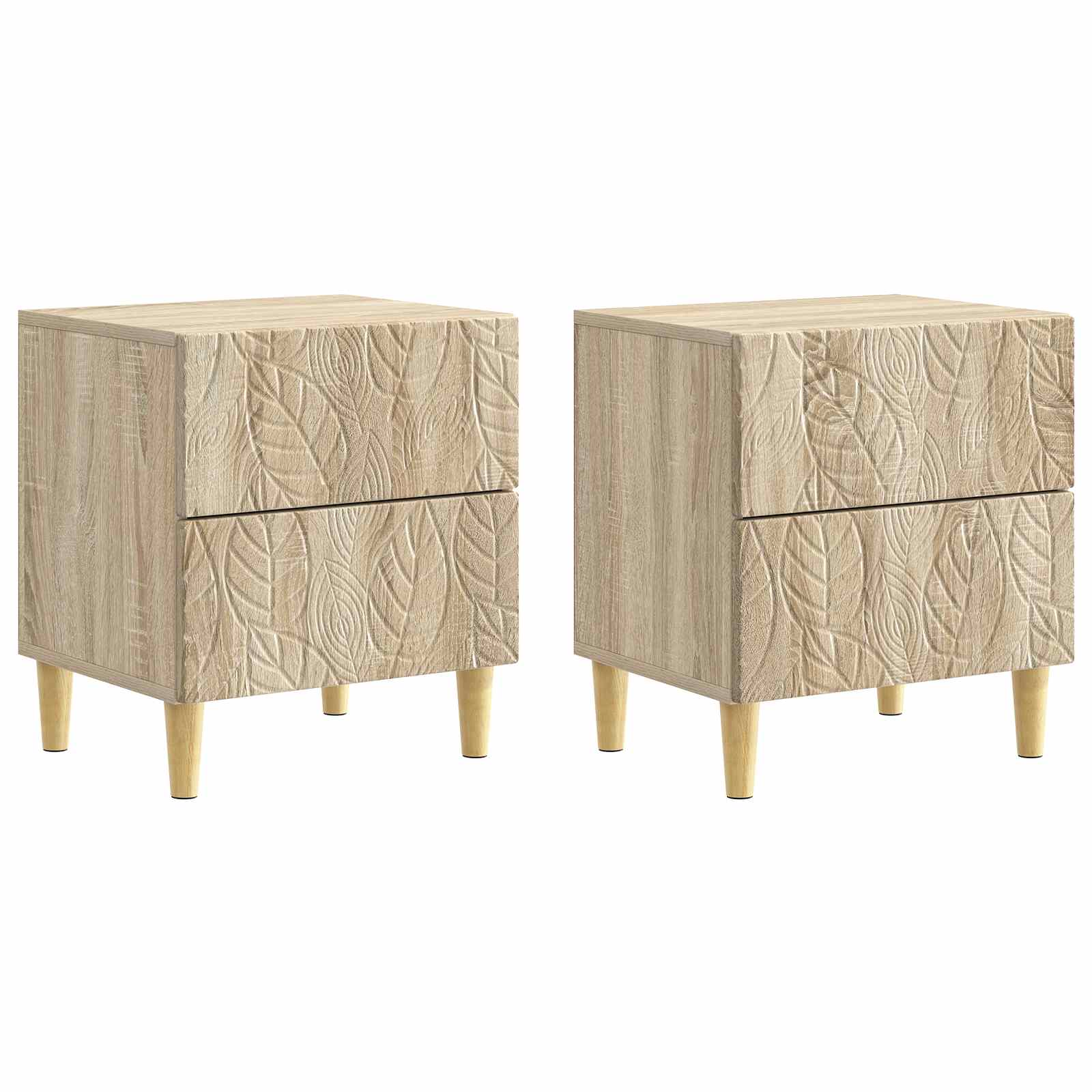 vidaXL Bedside Table 2 pcs Sonoma Oak 43 x 34.5 x 48 cm 2