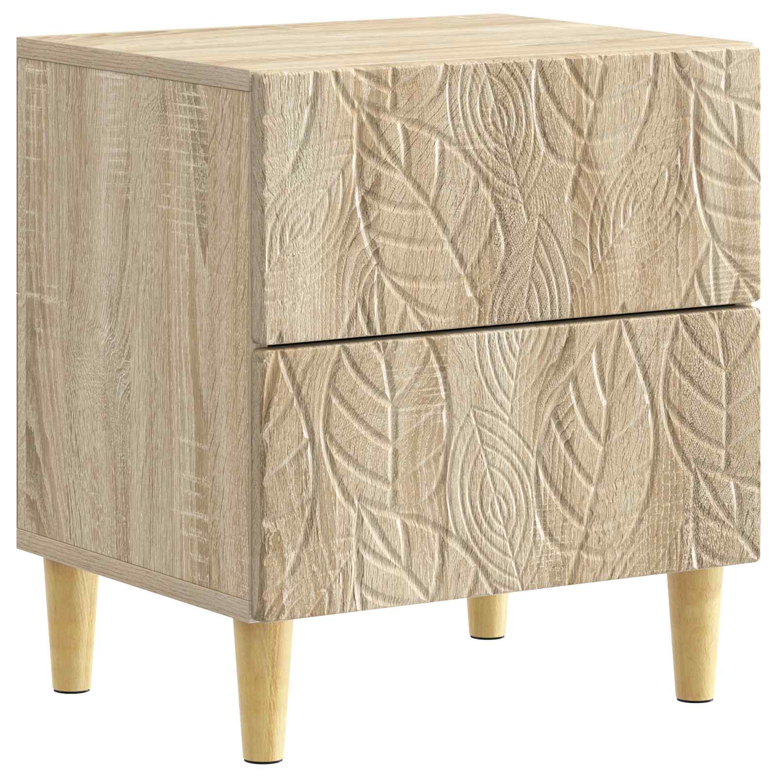 vidaXL Bedside Table 2 pcs Sonoma Oak 43 x 34.5 x 48 cm 4