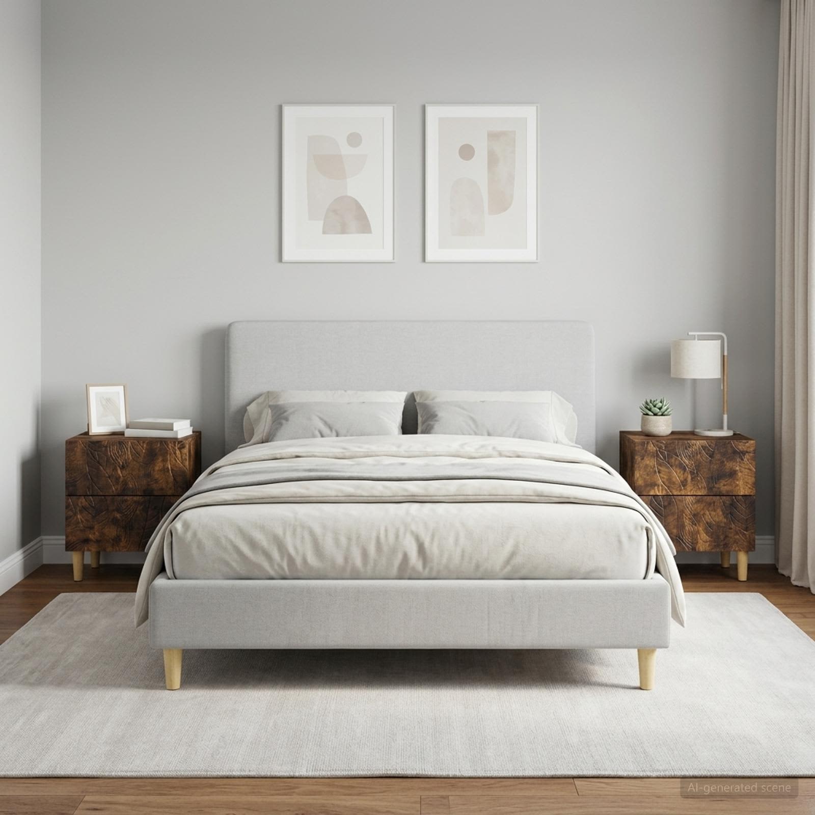 vidaXL Bedside Table 2 pcs Smoked Oak 43 x 34.5 x 48 cm 3