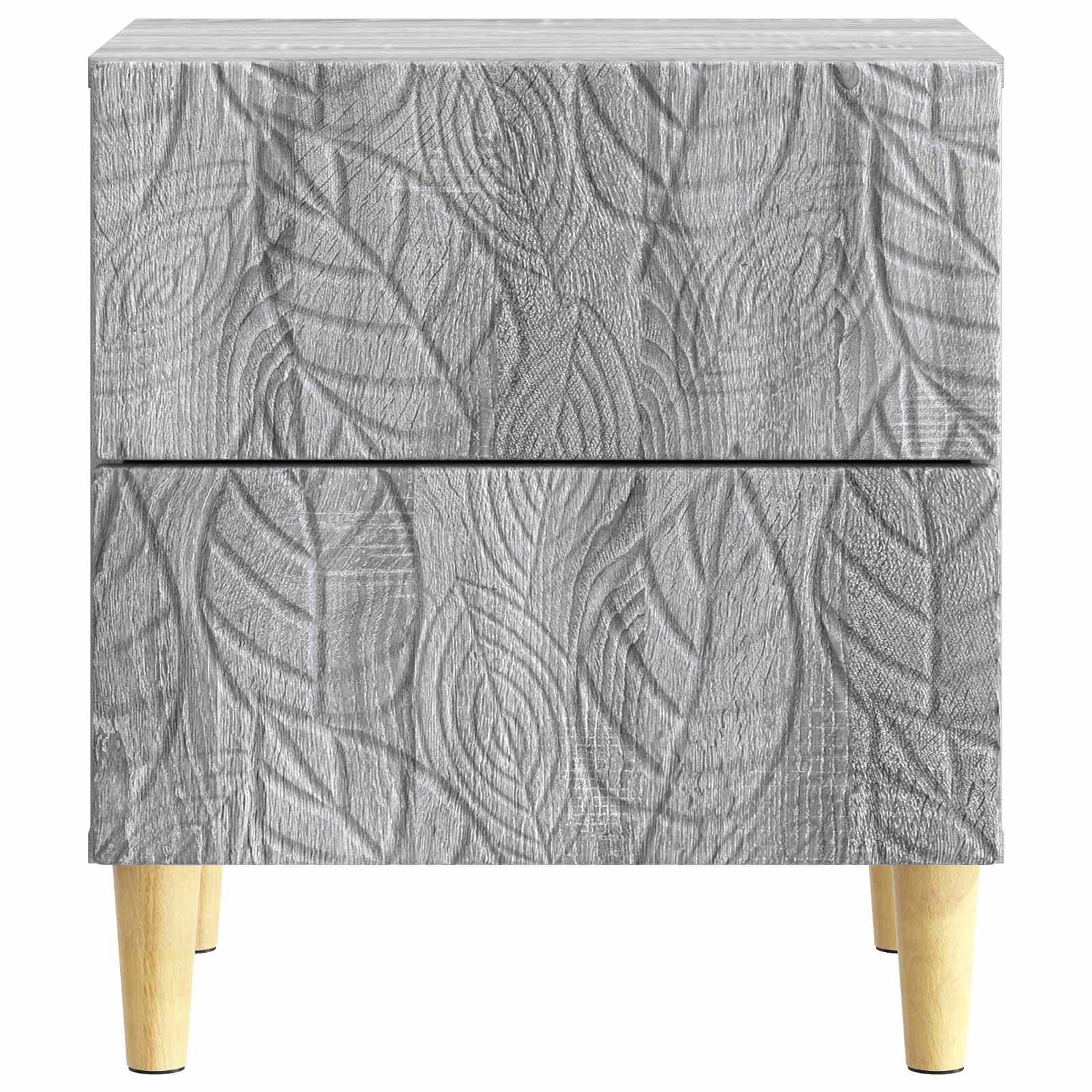 vidaXL Bedside Table 2 pcs Grey Sonoma 43 x 34.5 x 48 cm 6