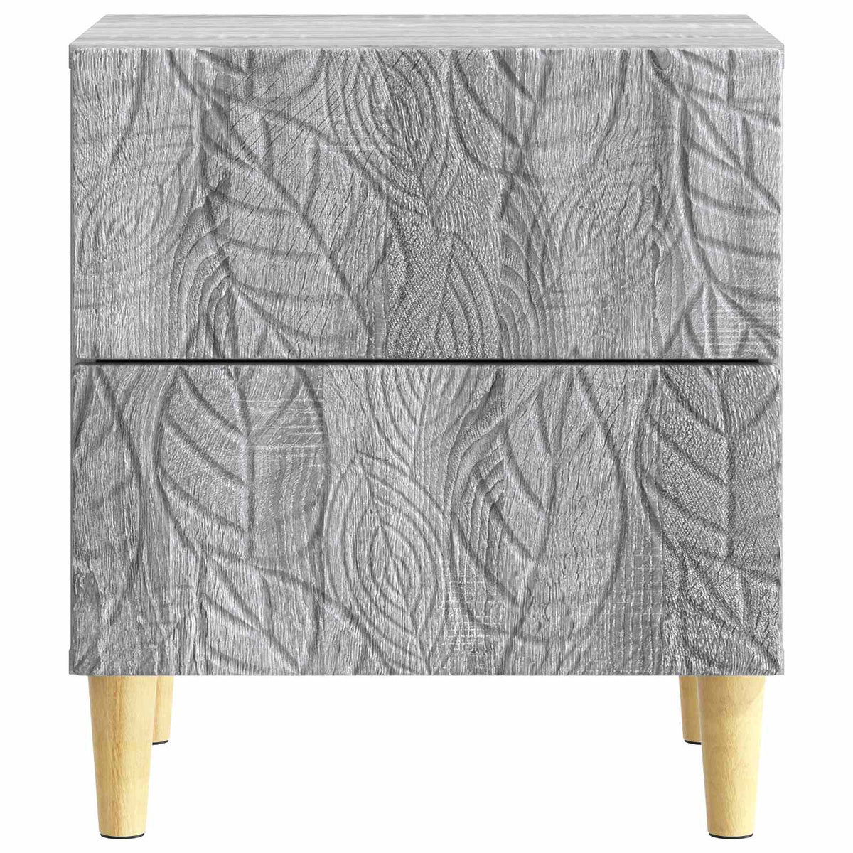vidaXL Bedside Table 2 pcs Grey Sonoma 43 x 34.5 x 48 cm 6