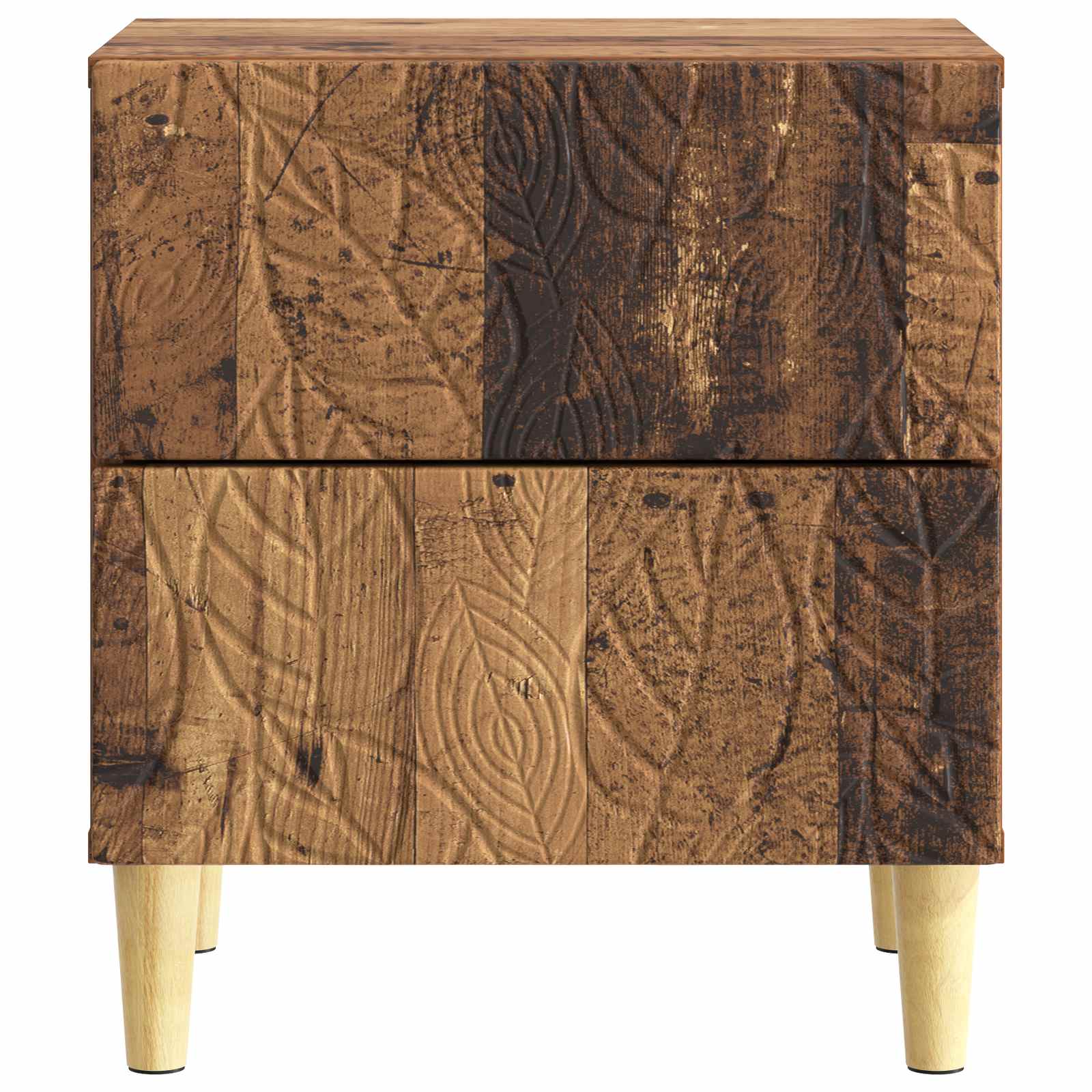vidaXL Bedside Table 2 pcs Old Wood 43 x 34.5 x 48 cm Engineered Wood 6