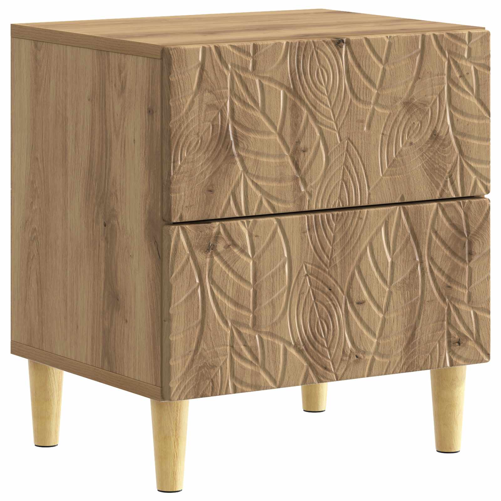 vidaXL Bedside Table 2 pcs Artisan Oak 43 x 34.5 x 48 cm 4