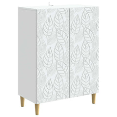 Sideboard 66 x 34.5 x 90 cm Engineered Wood White