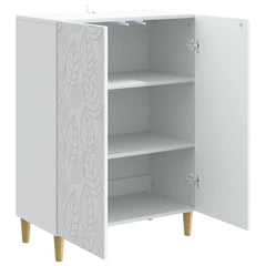 Sideboard 66 x 34.5 x 90 cm Engineered Wood White