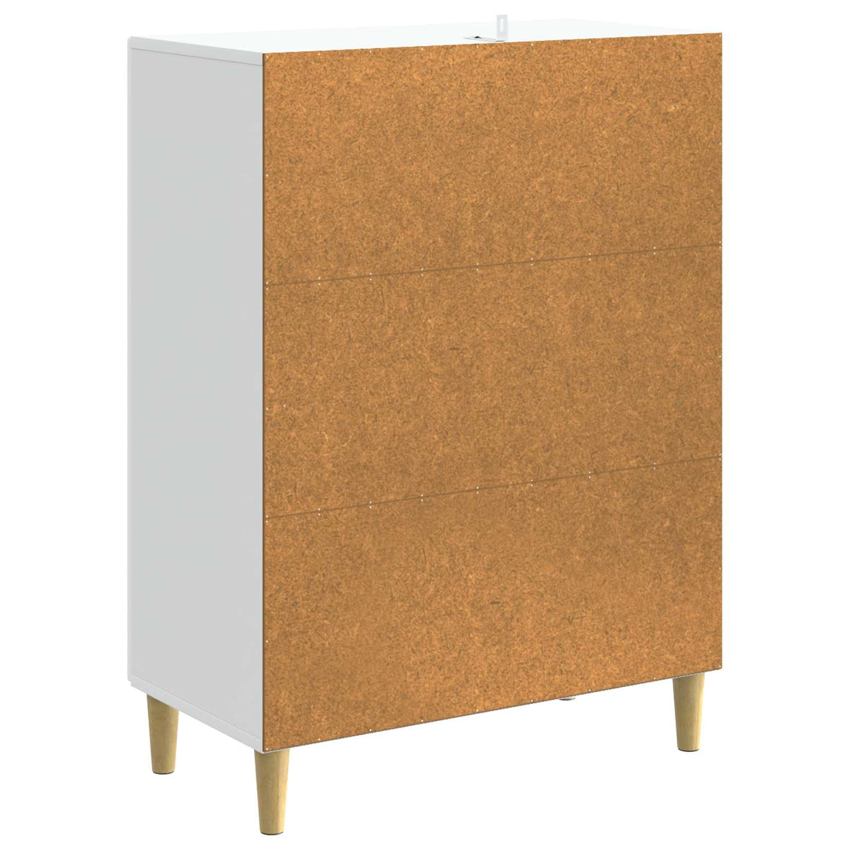 Sideboard 66 x 34.5 x 90 cm Engineered Wood White