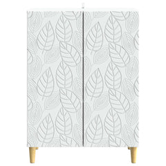 Sideboard 66 x 34.5 x 90 cm Engineered Wood White