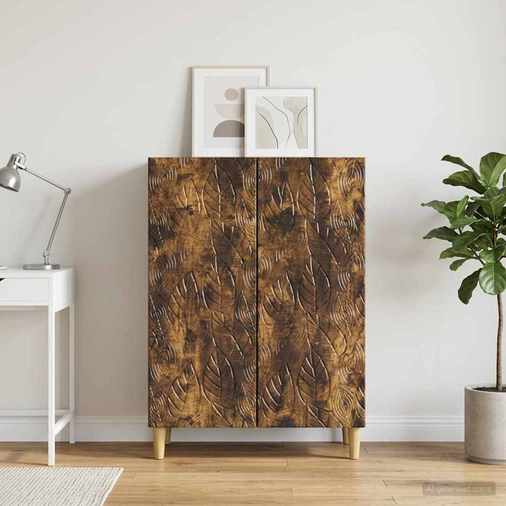 Sideboard 66 x 34.5 x 90 cm Engineered Wood Smoked oak