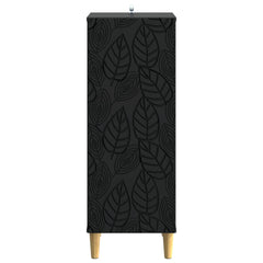 vidaXL Sideboard Black 33 x 34.5 x 90 cm Engineered Wood 5