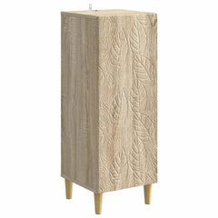vidaXL Sideboard Sonoma Oak 33 x 34.5 x 90 cm Engineered Wood 2