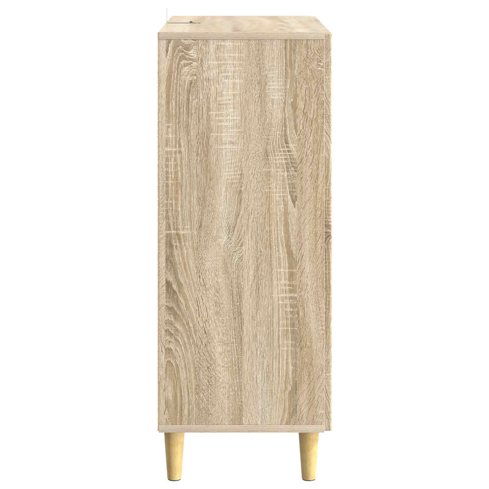 vidaXL Sideboard Sonoma Oak 33 x 34.5 x 90 cm Engineered Wood 6