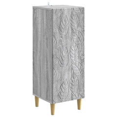 vidaXL Sideboard Grey Sonoma 33 x 34.5 x 90 cm Engineered Wood 2