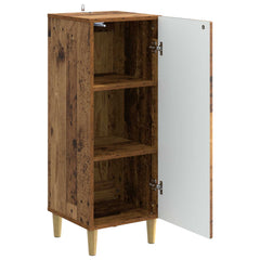 vidaXL Sideboard Old Wood 33 x 34.5 x 90 cm Engineered Wood 4