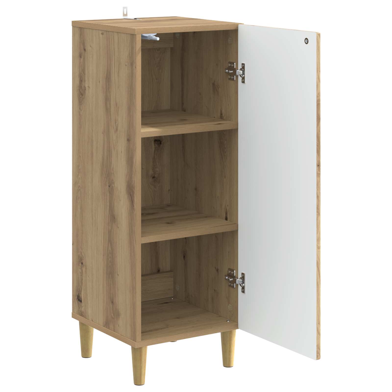 vidaXL Sideboard Artisan Oak 33 x 34.5 x 90 cm Engineered Wood 4