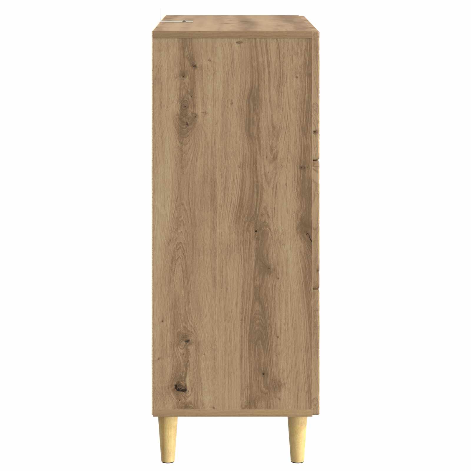 vidaXL Drawer Cabinet 66 x 34.5 x 90 cm Engineered Wood Artisan Oak 6