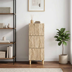 vidaXL Drawer Cabinet Sonoma Oak 33 x 34.5 x 90 cm Engineered Wood 3