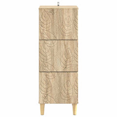 vidaXL Drawer Cabinet Sonoma Oak 33 x 34.5 x 90 cm Engineered Wood 5