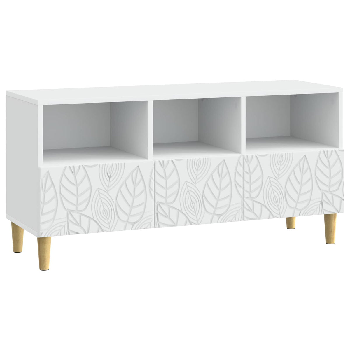 TV Cabinet 102 x 34.5 x 50 cm Engineered Wood White