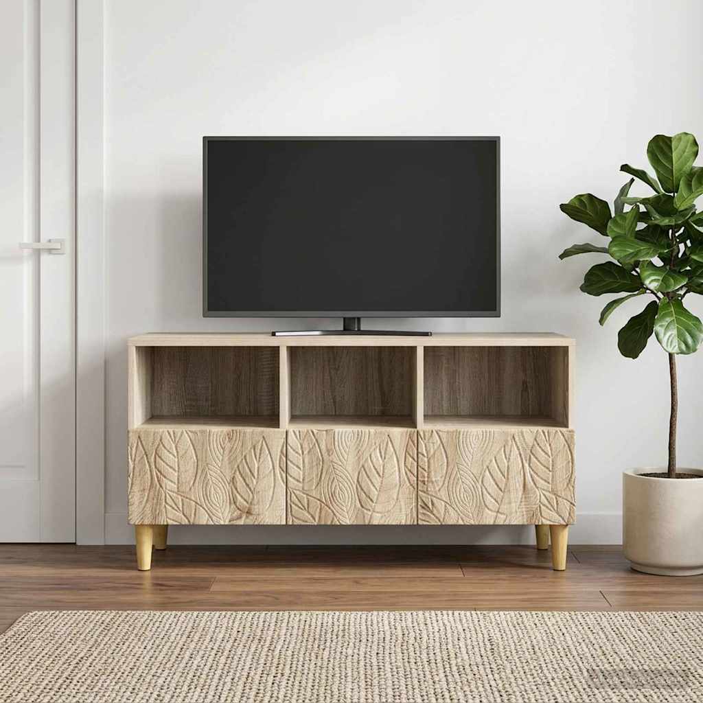 TV Cabinet 102 x 34.5 x 50 cm Engineered Wood Sonoma oak