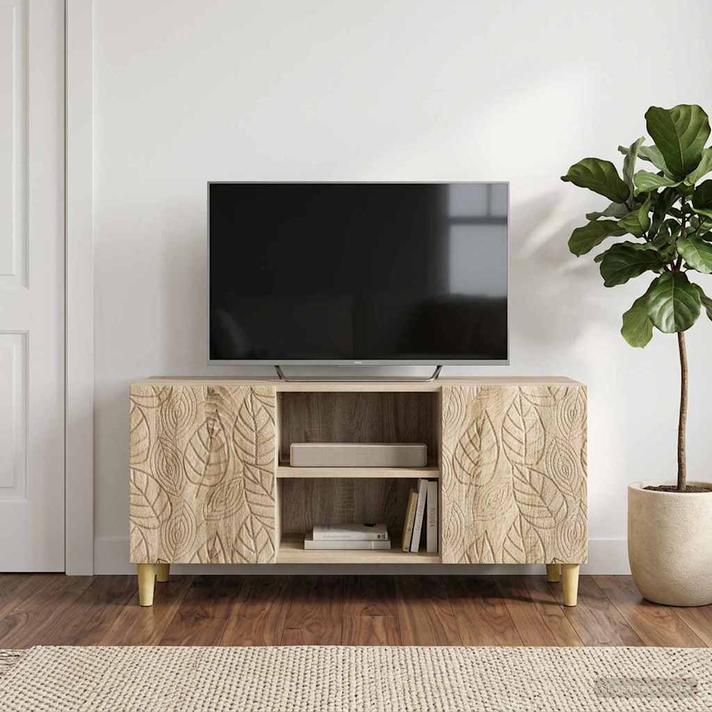 TV Cabinet 102 x 34.5 x 50 cm Engineered Wood Sonoma oak