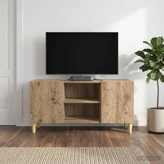 TV Cabinet 102 x 34.5 x 50 cm Engineered Wood Artisan oak