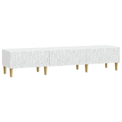 TV Cabinet 147 x 34.5 x 30 cm Engineered Wood White