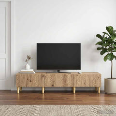 TV Cabinet 147 x 34.5 x 30 cm Engineered Wood Artisan oak