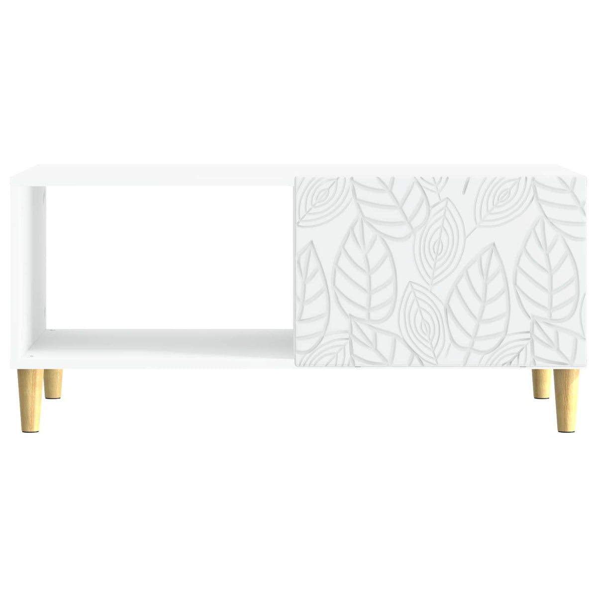 Coffee Table 90 x 50 x 40 cm Engineered Wood White