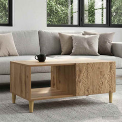 Coffee Table 90 x 50 x 40 cm Engineered Wood Artisan oak